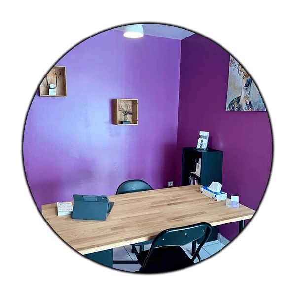 Photo représentant l'intérieur du cabinet